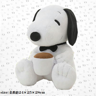 SNOOPY™　Lぬいぐるみ　Coffee Time
